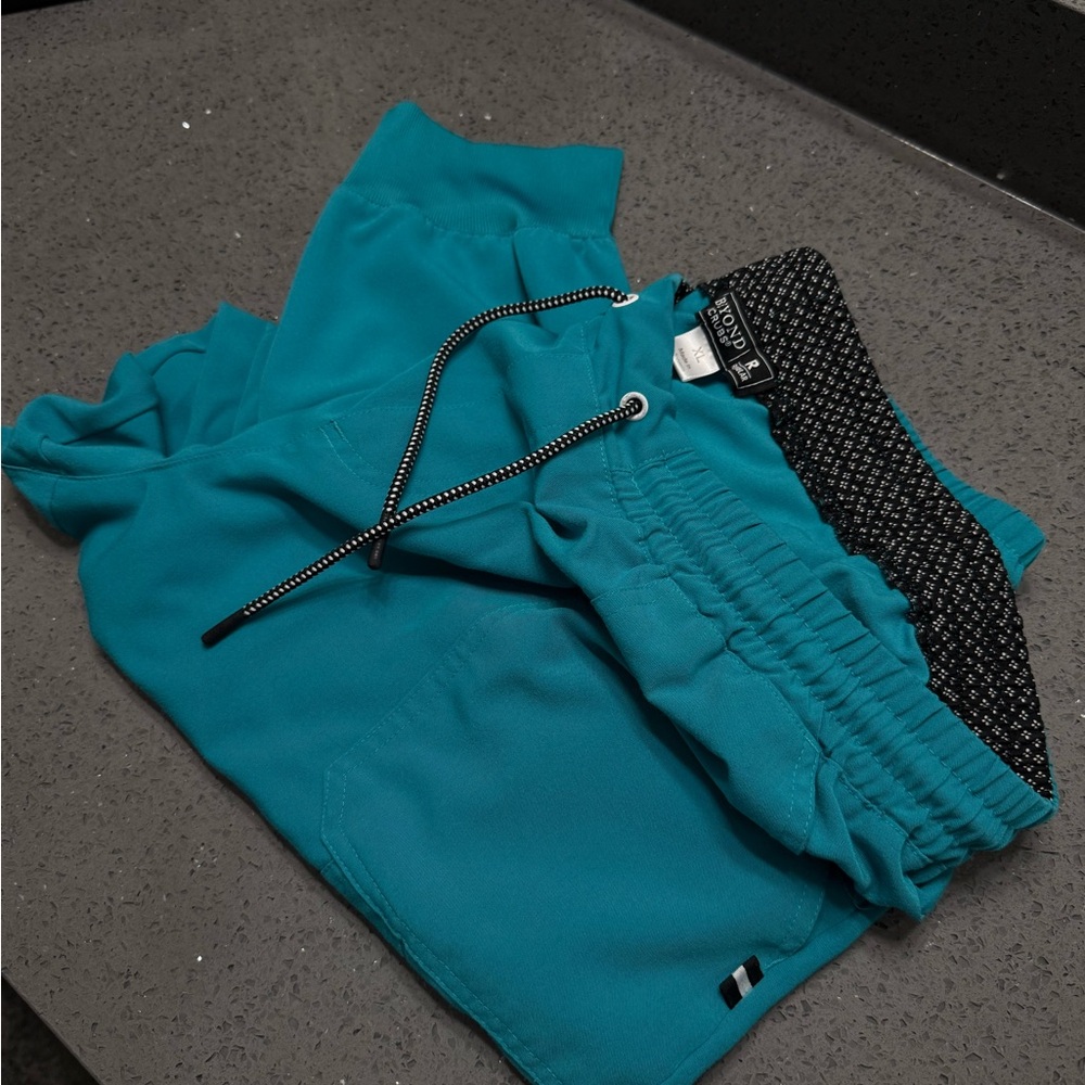 Beyond Scrubs Teal Joggers